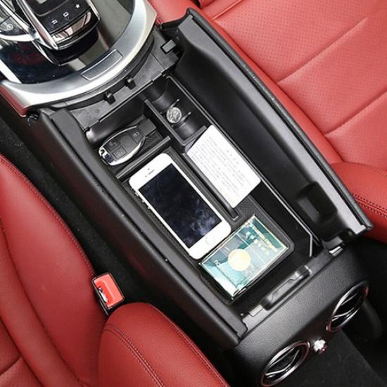 Auto Armrest Storage Box Center Console Tray For Mercedes-Benz Class W205 15-18