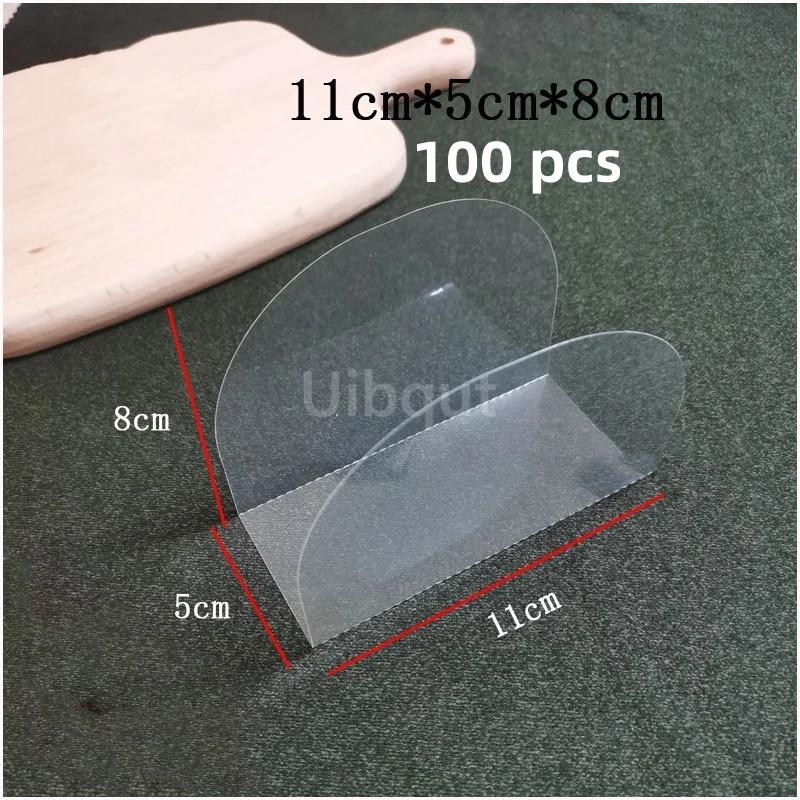 Cake roll separator paper transparent hand-held baking oil resistant square cake decorative edge holder Dessert Mousse Mat paper