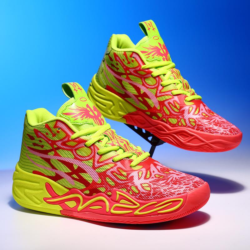 2025 New Xiyin Basketball Shoes Boots Three-ball 4th Generation Student Male and Female Adult Children's Sports Shoes 2025