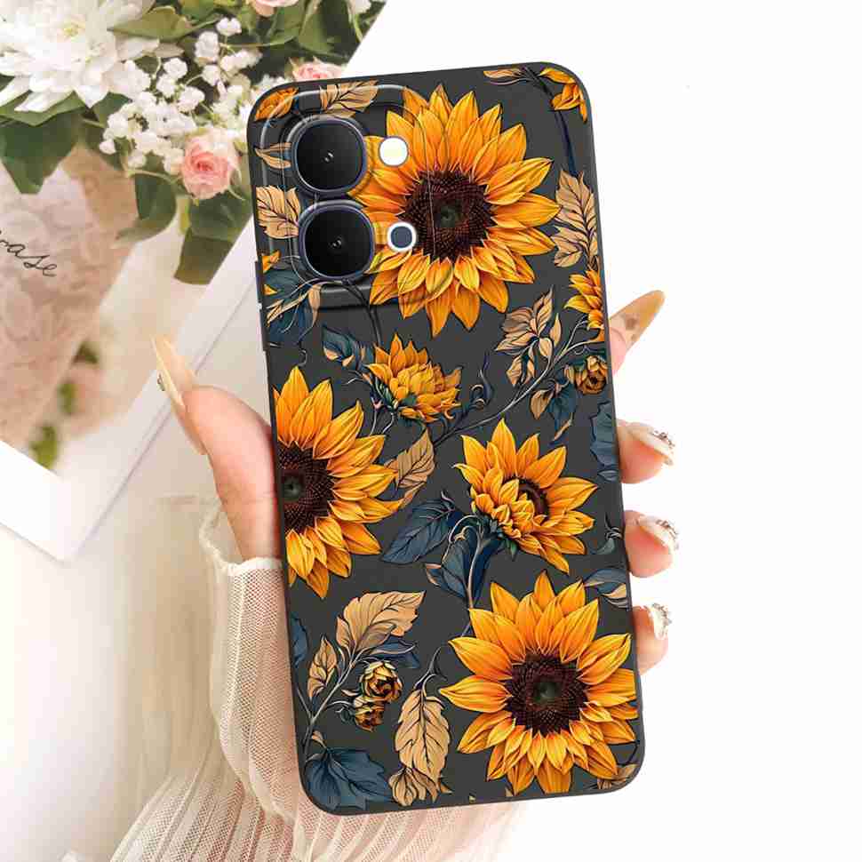For Vivo Y31d 4G V2543 Case Fashion Cartoon Painting Silicone Full Protcetion Back Cover For Vivo Y 31d Y31D 4G Bumper Shell