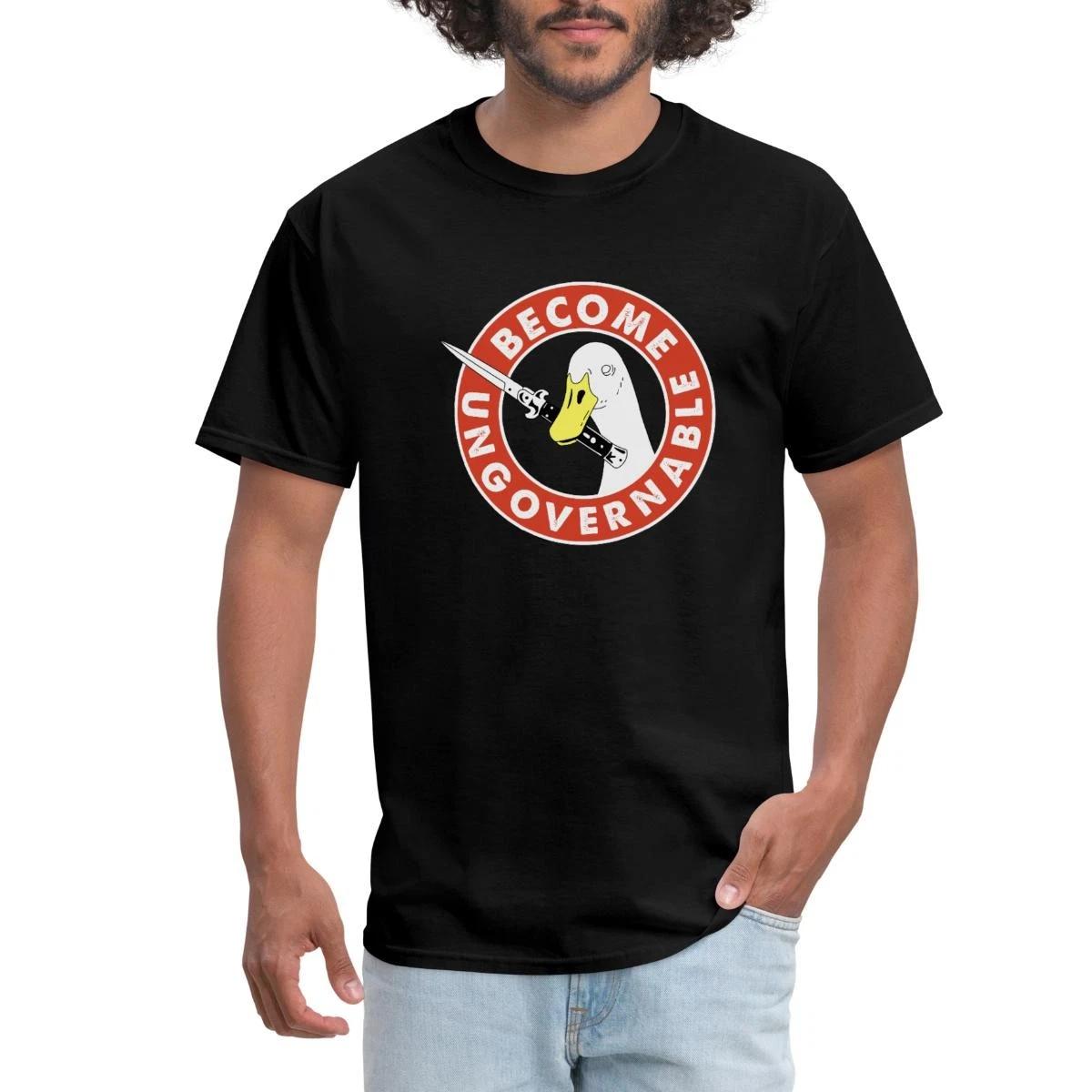 Knife Goose Become Ungovernable Men s T-Shirt L