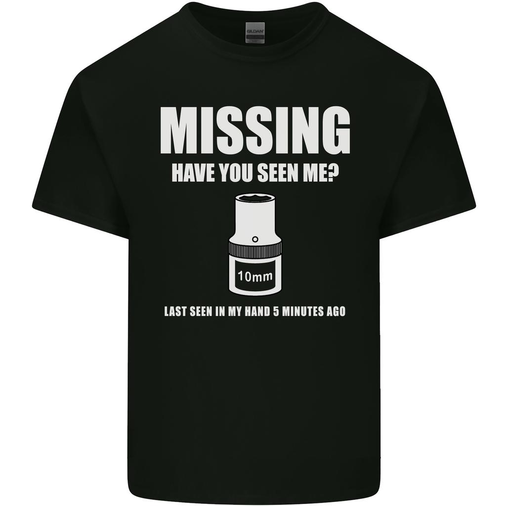 Missing 10 Mm Socket Funny Plumer Mechanic Unisexs Light Cotton Tshirt