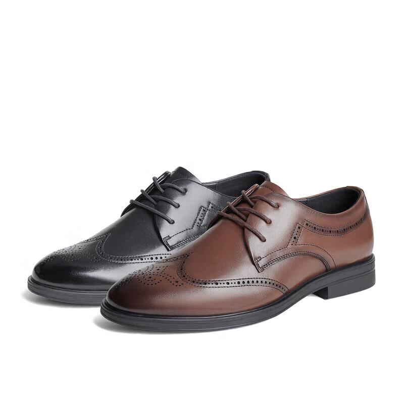 Senda Men s Brogue Business Formal Leather Shoes 41