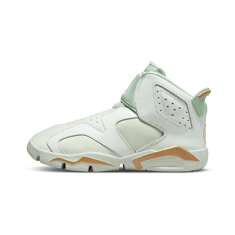 

Jordan Air Jordan 6 Retro LTL Flex GC Vintage High top Children s Basketball Shoes Light Green DN1770-073 28