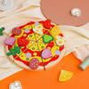 Wooden Simulation Fruits and Vegetables, Children's Play Kitchen, Convenience Store, Boys and Girls' Cake, Pizza, Toys