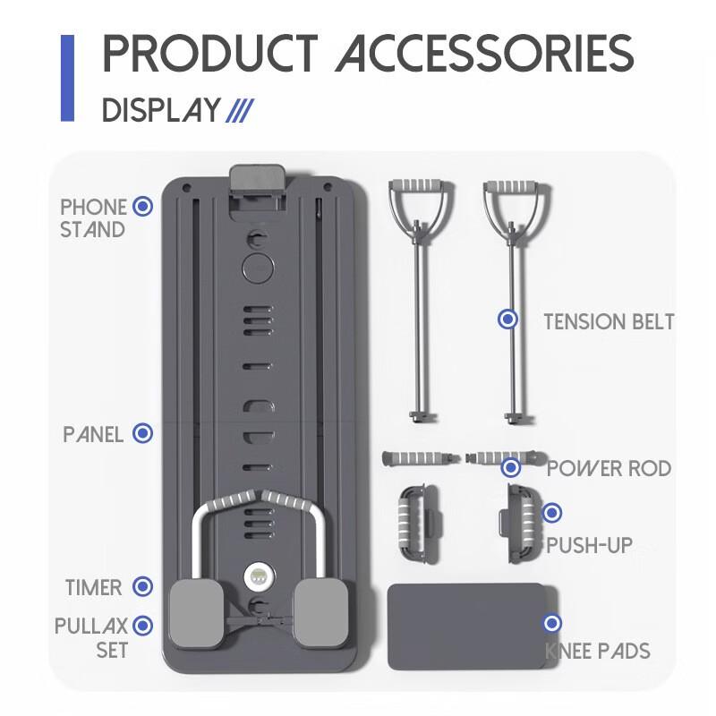 Foldable Multifunctional Abdominal Trainer Bench