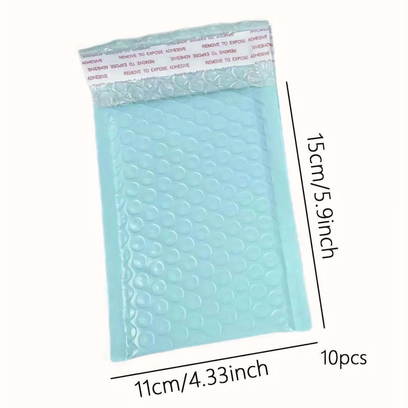 

10/30/50pcs Bubble Mailers Padded Envelope for Packaging Mailing Gift Self Seal Shipping Bags Bubble Envelope 10pcs синий