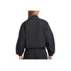 Nike Comfortable Soft Solid Color Jacket Women Jackets Black FZ5557-010