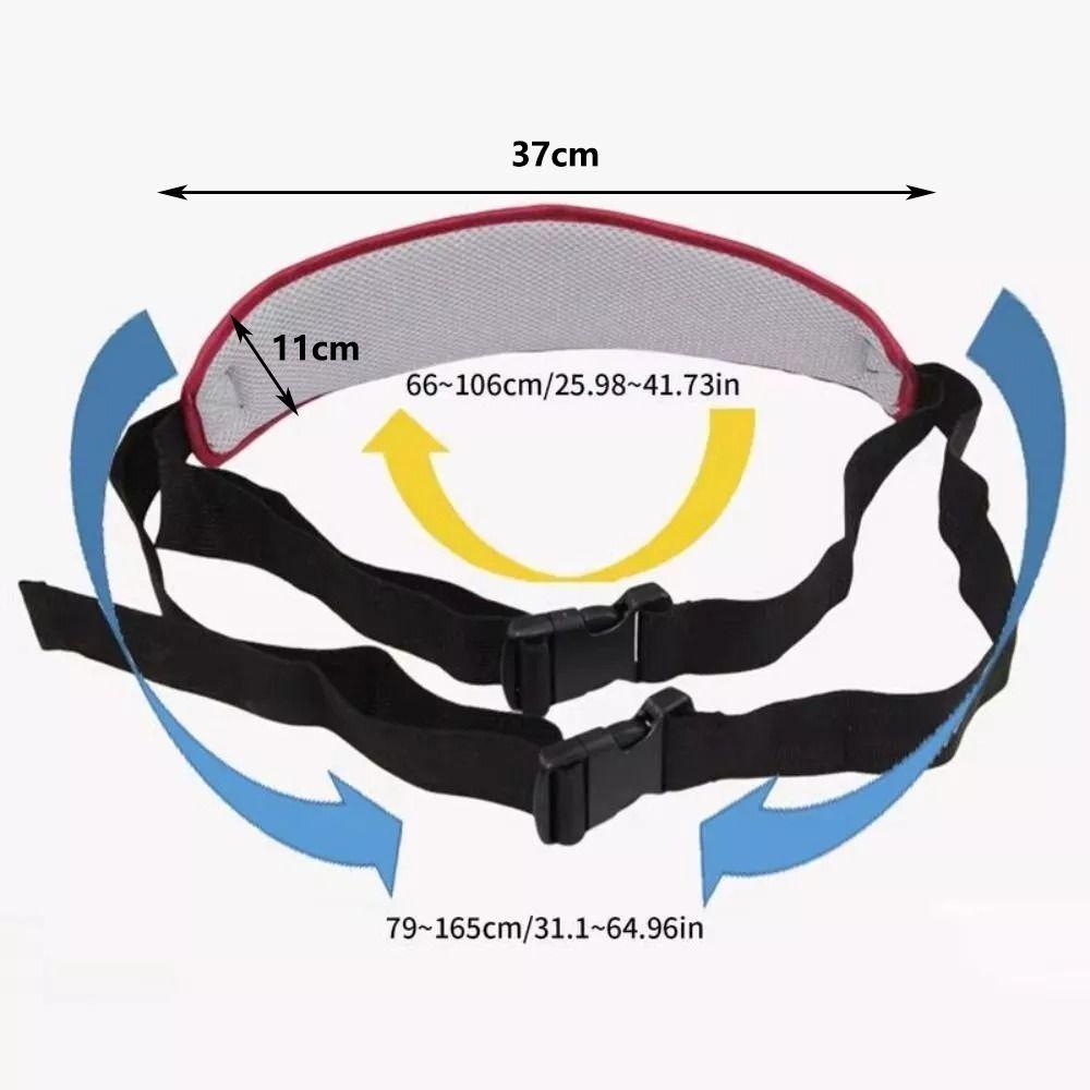 Antypoślizkowe Dziecięce Szelki Motocyklowe z Odblaskowym Paskiem Bezpieczeństwa na Klatce Piersiowej Przenośny Pasek Brzuszny dla Kierowcy