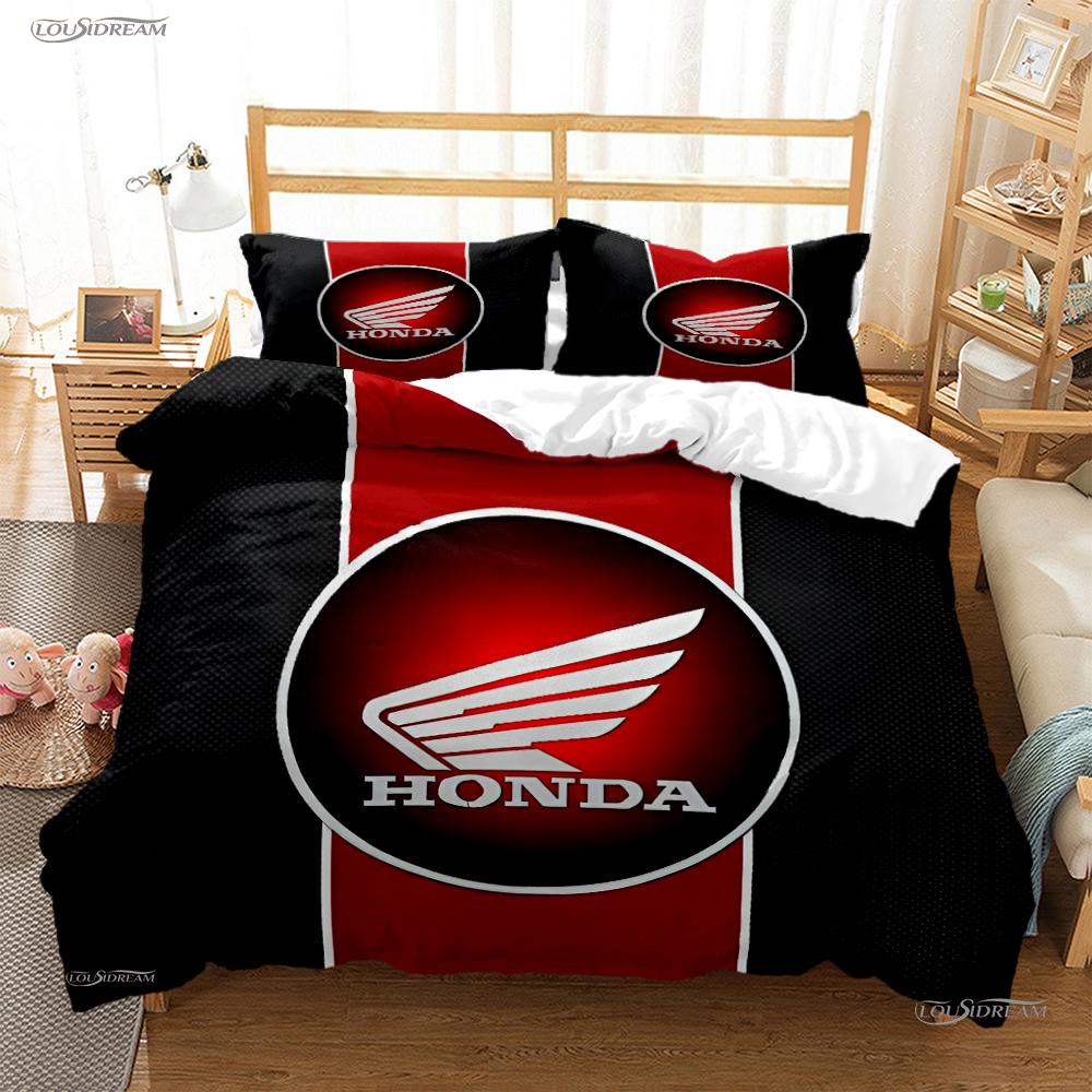Modern Fashion Moto Enthusist Trend Duvet Cover Luxury Casal Bedding Set Soft Quilt Cover And Pillowcas Single/Double/Queen/King