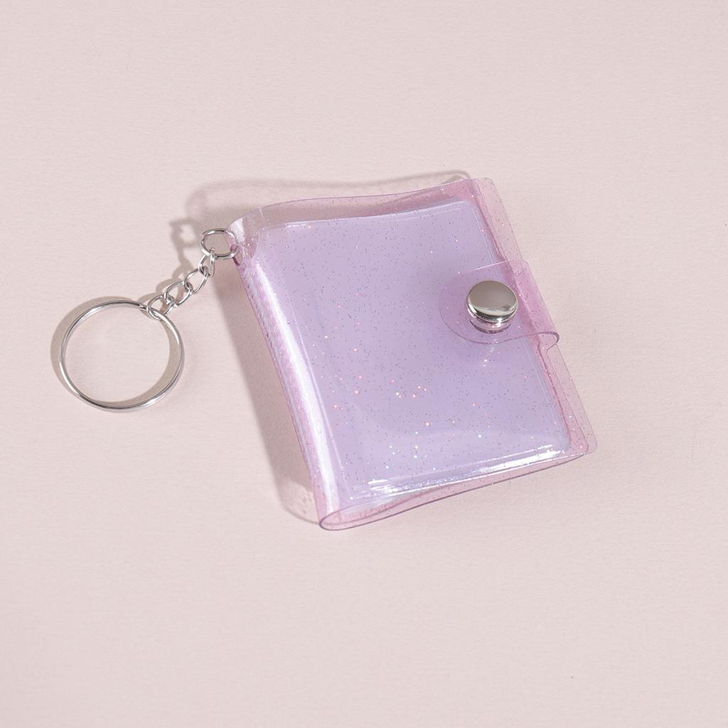 1-2 inch mini photo album binder, keychain style, pocket photo album binder, portable photo card holder, a gift for friends