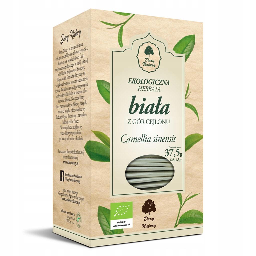 WHITE CEYLON TEA ORGANIC (25x1.5 g) GIFTS OF NATURE