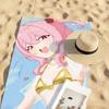 VTuber R-Rosemi Lovelock Handtuch Sport Schnelltrocknend Reise Campingausrüstung Sanddicht Weich Leicht Großes Strandhandtuch