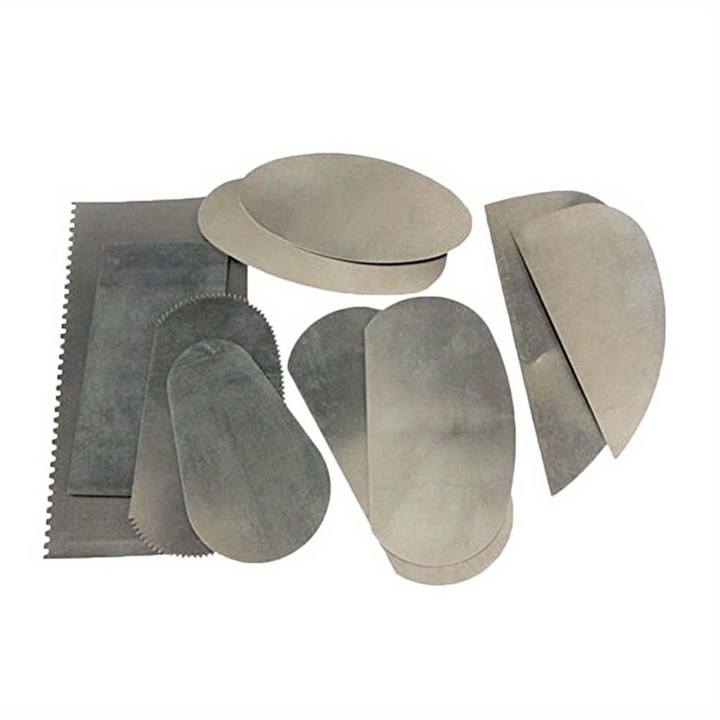 

10 шт. Инструменты для лепки из глины, для формовки керамики, острые, из нержавеющей стали, скребок 10 pcs/set