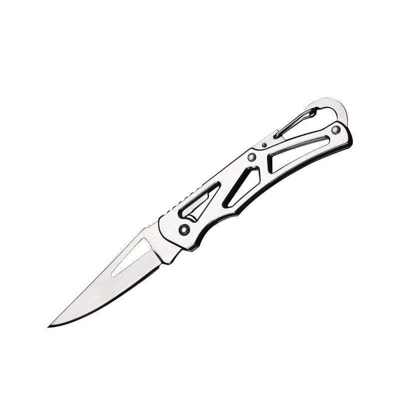 Folding Fruit Knife, Stainless Steel Outdoor Knife with Non-slip Handle for Kitchen Accessories Pocket Knife