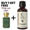 Vitamin E Essential Oil 10ml for Aromatherapy & Home Fragrance Get 1 Free 6 Ml Attar – Aqua AQ, Dubai Oud, Aura, White Oud