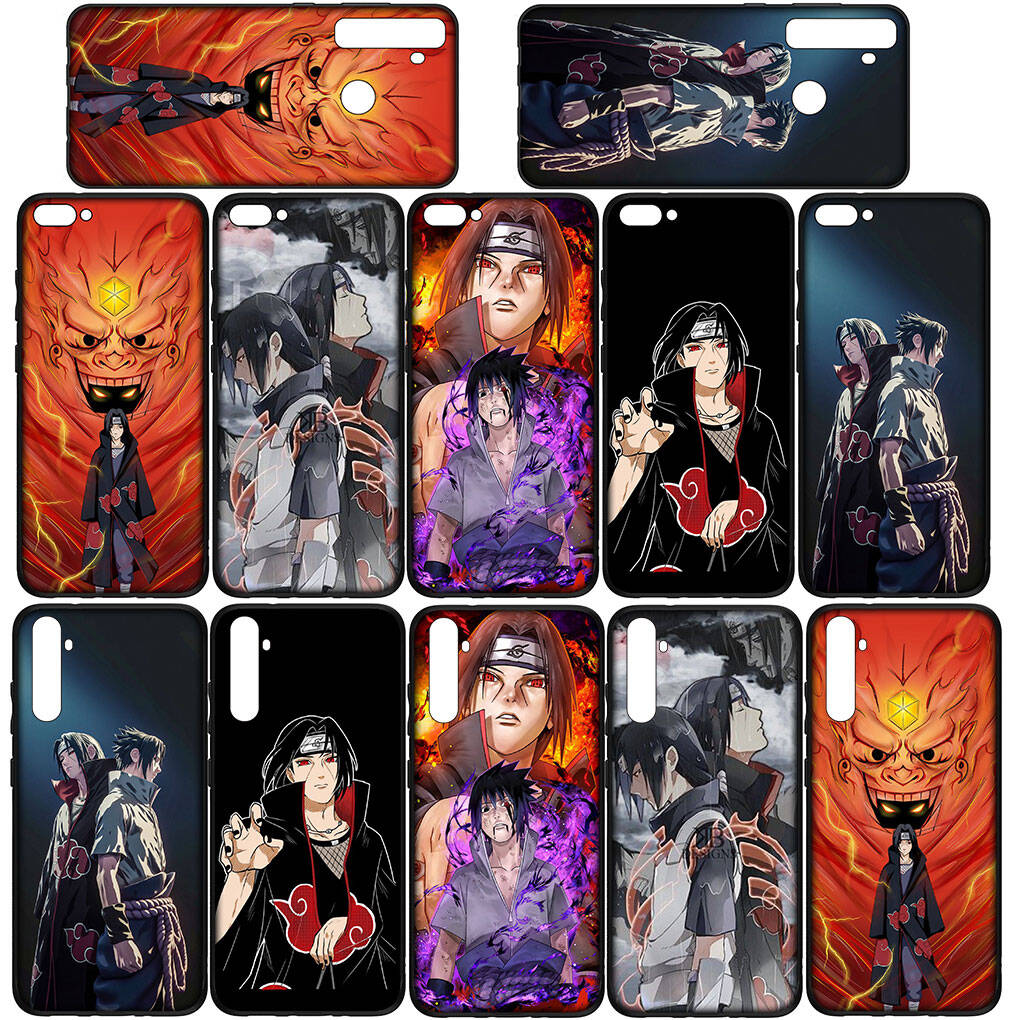 Case for Samsung Galaxy S25 S23 S24 Ultra FE Plus S9 A05 A06 A15 A16 A36 A37 A35 A54 A55 A56 A57 A25 A26 A53 Narutos Poster Itachi Uchiha Sasuke Cover
