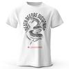 Simple Printed 100% Cotton T-Shirt, Lightweight Round Neck Short Sleeve Tee, Unisex Casual Style for Men & Women