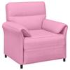 Sofa Set 2 pcs. Pink Fabric