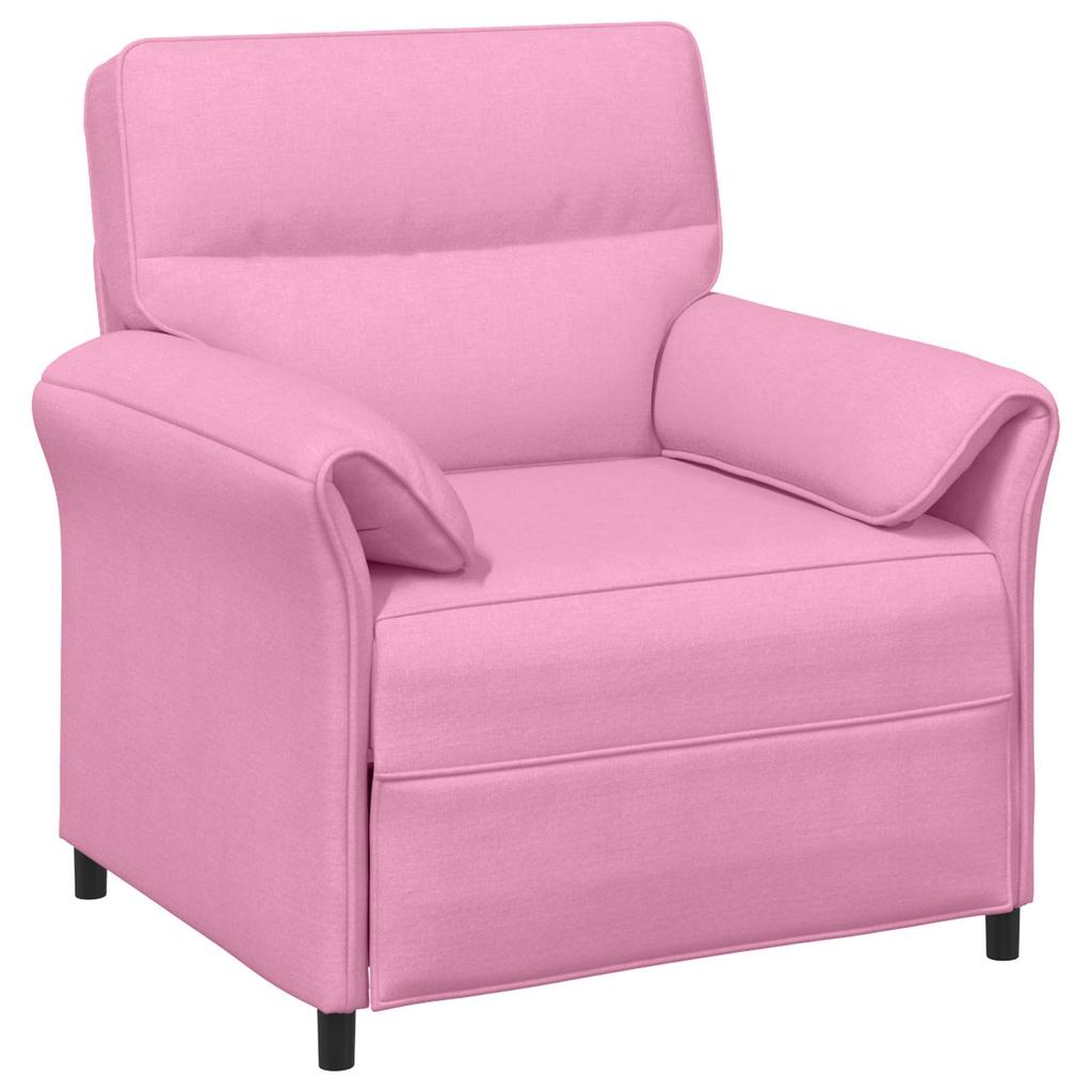 Sofa Set 2 pcs. Pink Fabric