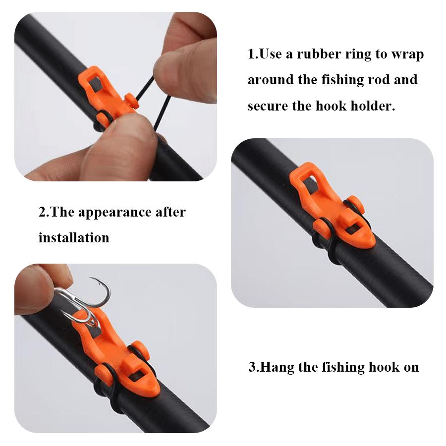 5Pcs Quick Fishing Bait Hook Hooking Tool, Special Lure Rod Accessory for Fast Bait & Hook Installation