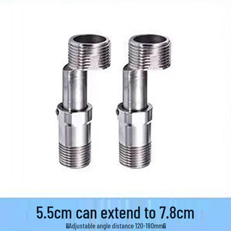 Xuan Yong 304 Stainless Steel Telescopic Shower Elbow Connector