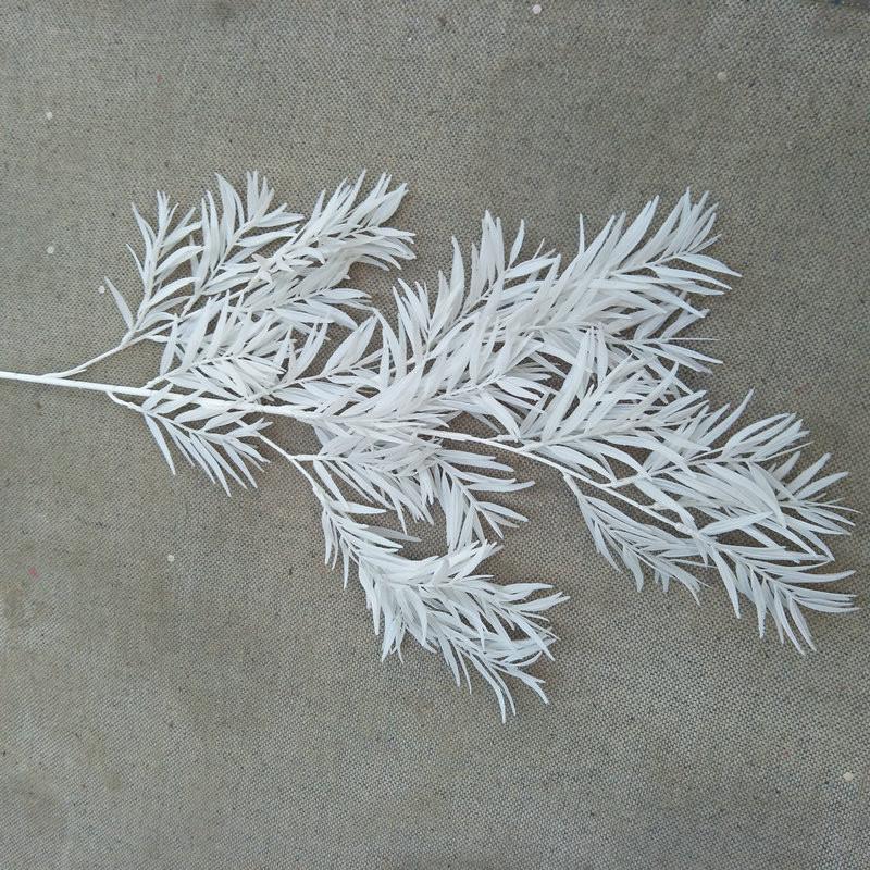 Plastic Bamboo Leaves For Wedding Photography Props And Home Decoration Gift