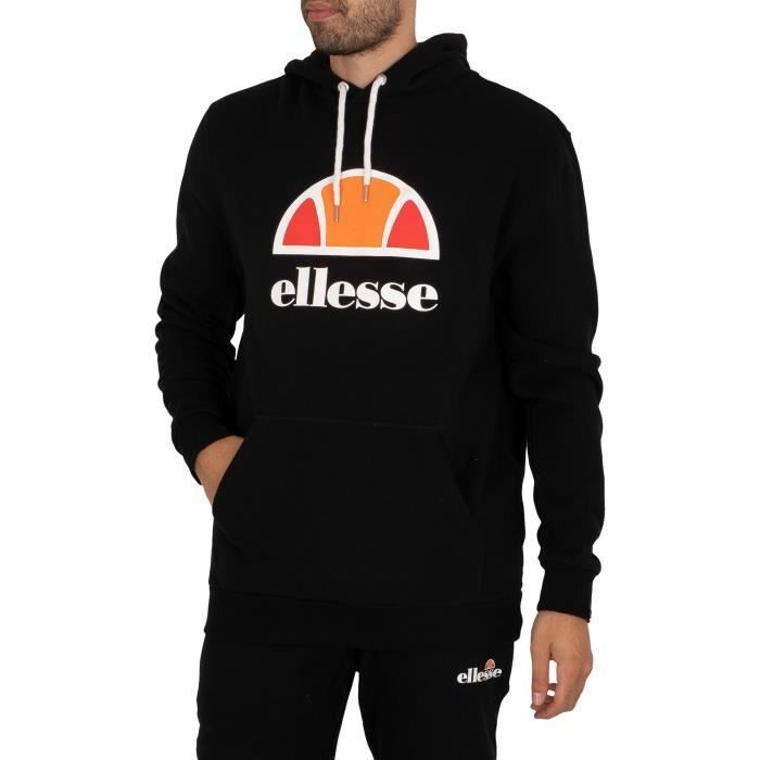 Sweat À Capuche - Ellesse - Dahryl - Noir - Manches Longues - Poche Kangourou