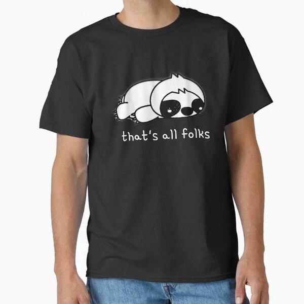 Thats All Folks Classic TShirt Made In UsaAus TShirt S2xl S
