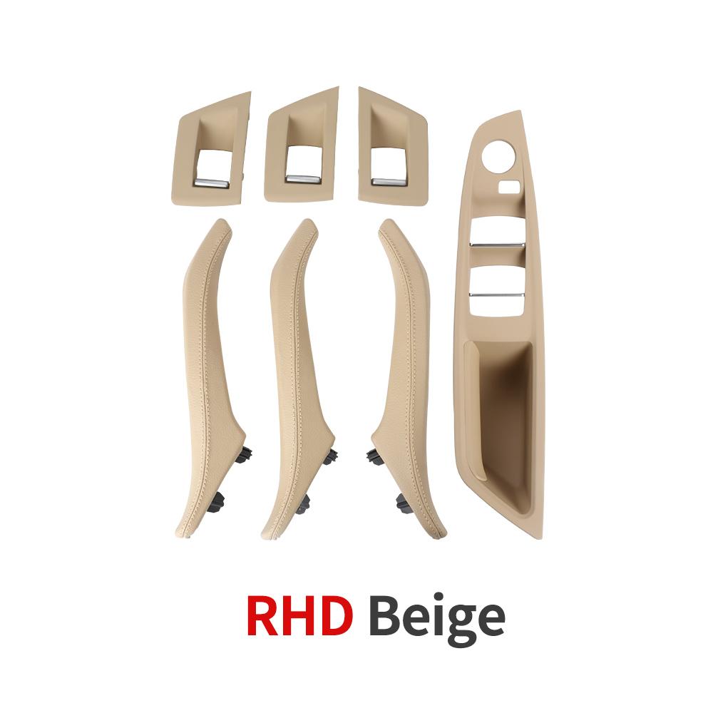 Links Rechts Seite Fahrer Autos Innenleder Türgriffe 7PCS Komplettsatz für BMW 5er F10 F11