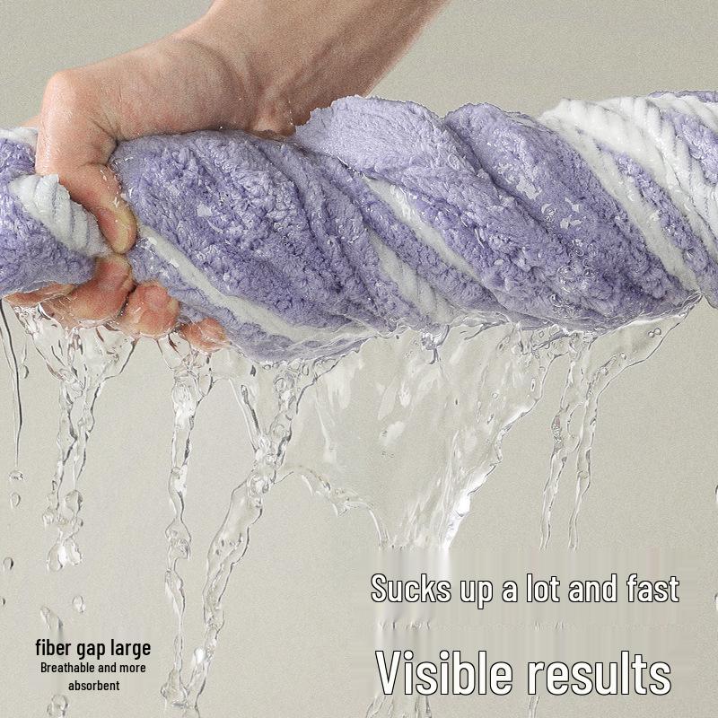 2026 Bubble Fleece Hair Wrap: Quick-Dry, Strong Absorption, Wide-Tail Design for Women