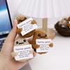 Positive Energy Potato Hug Pocket Cute Mini Funny Knitted Crochet Potato With Message Card Kids Toys Home Xmas Decoration Gift