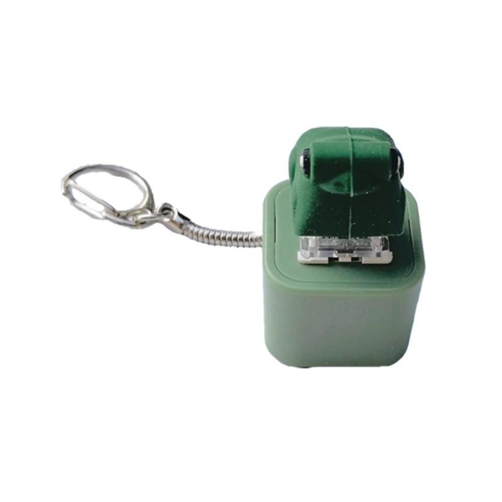 Duck Frog Keyboard Fidget Toys Keychain Finger Button Clicker Decompression Toys With Colorful Lights Rechargeable Ornament