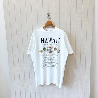 Vintage 1990s Hawaii Aloha State T-shirt/ Fruit of the Loom USA/ Size XL