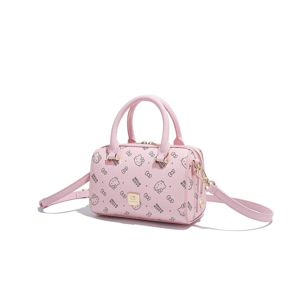 New Sanrio Hello Kitty PU Boston Bag, Shoulder Bag, Crossbody Bag, Handbag Regular Women's Multicolor SHHF41496