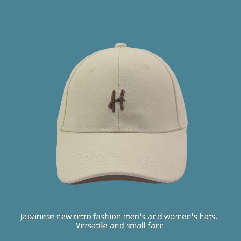 

2025 new hard top sunshade baseball cap trendy face small sun hat versatile casual cap Adjustable бежевий
