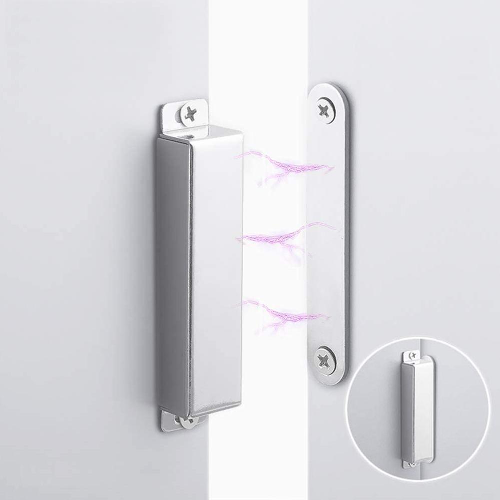 Heavy Duty Magnetic Door Catch with Strong 80 Lb Pull for Cabinets and Doors