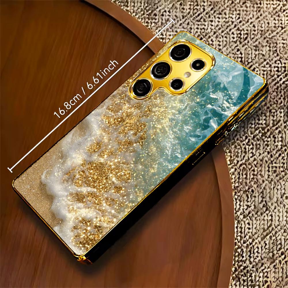 Simplicity new Bestseller model PhoneCase Electroplated Glass PhoneCase for Samsung Galaxy S26 S25 S24 S23 S22 FE,Ultra,Plus