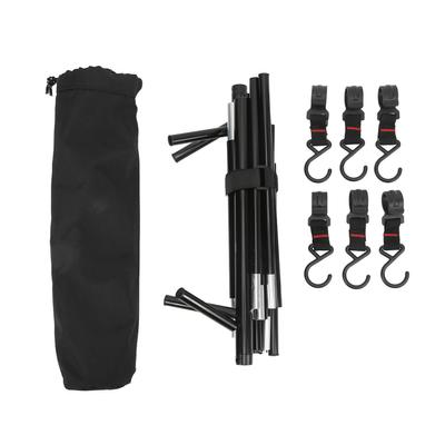 Camping-Hängegestell 6 kg Tragfähigkeit Aluminiumlegierung Hängegestell Tragbares Kochgeschirr-Hängegestell Camping mit 6 Haken