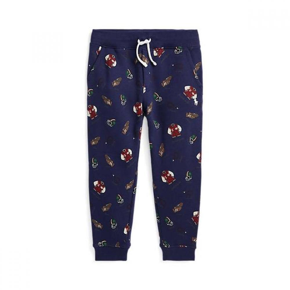 Polo Kids Boys 2 7 Varsity Style Print Fleece Pants Cwpopntbbq20129410 2