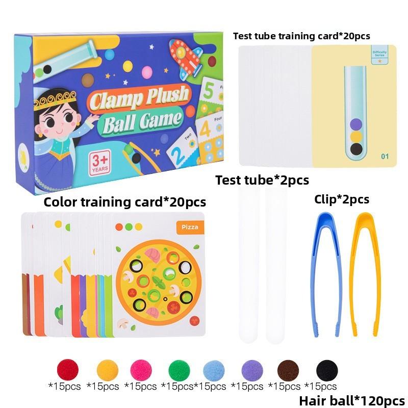 

Kids Game Learning Toy With Soft Balls Beads For Enhance Color Shape Recognition