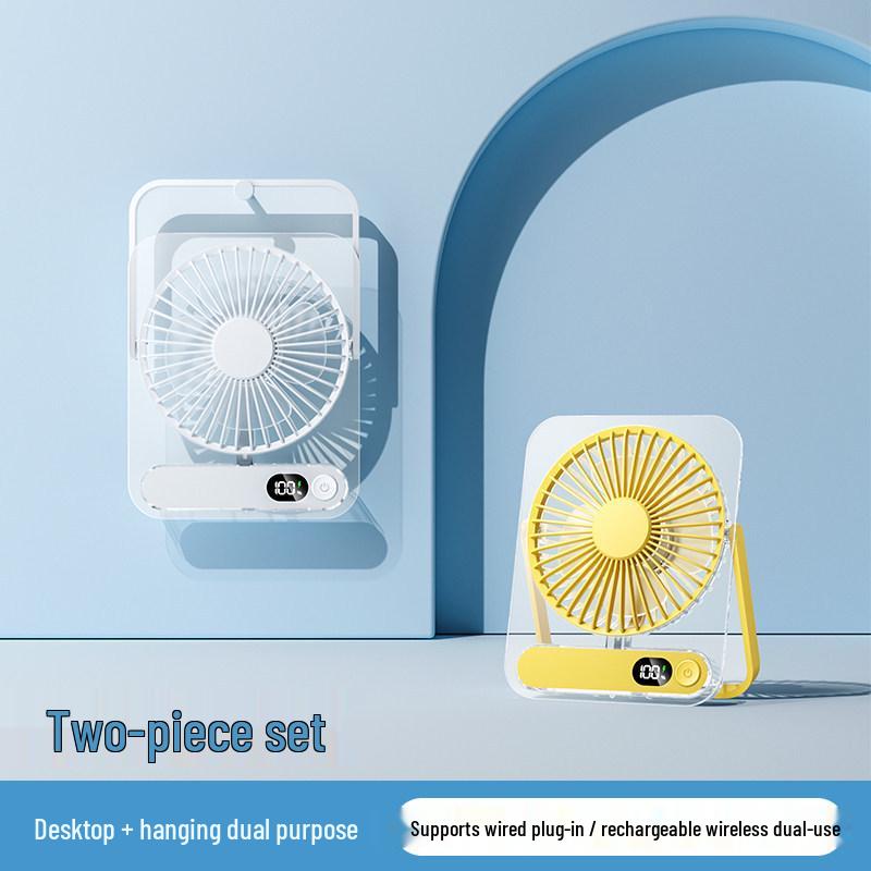 Ultra-Thin USB Desktop Fan: Silent, Compact, and Powerful for Office Use