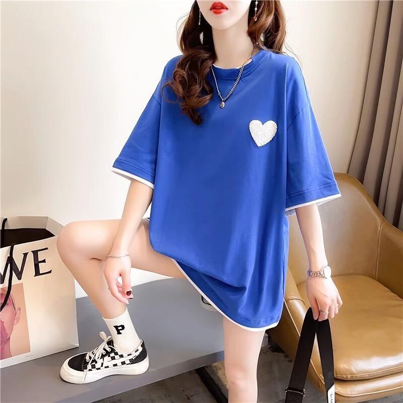 La Chapelle Women s Faux Two-Piece Color-Block T-Shirt XL
