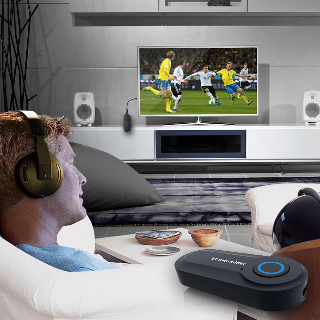 USB-Audioempfänger Tragbar Bluetooth-kompatibel Abnehmbar 3,5-mm-Schnittstelle Musikadapter Haushaltsfernsehsender