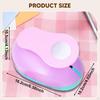 Shape Paper Craft Hole Punch Multifunctional Lightweight Compact Puncher Cut Tool
