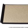 Made In Modern Champagne Gold with Aqua Rim and Black Small X X J-Kitchens Placemat, Japan, Tray, 2-Shaku Flight, Edge, (37.3cm 25.5cm 1.8cm)