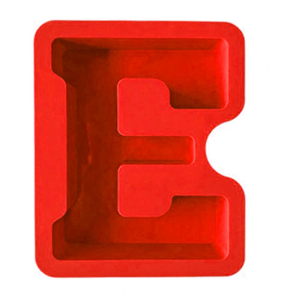 Epoxy Mold Reusable Anti-deformed Easy Demoulding Non-stick Flexible DIY Irregular Form Capital Letter Candle Stencil For Party
