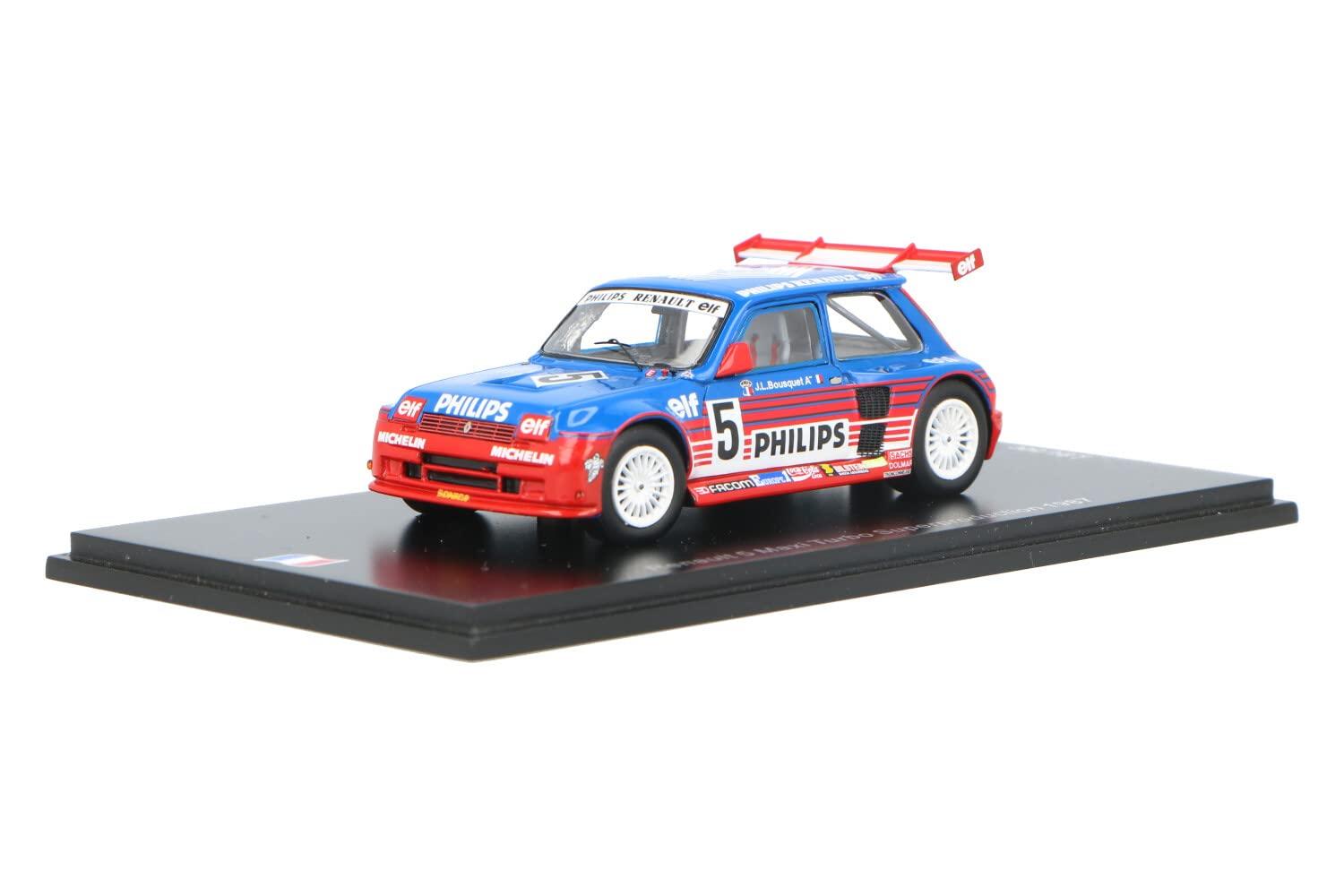 

Spark National Model Renault 5 Maxi Turbo 1987 Super Production Bousquet 1/43 #5 J-L.