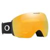 Oakley Sunglasses One Size Oakley Flight Deck L Snow Goggles for Unisex Adults 7050F5 Matte 24K Iridium Frameless (Oakley) Black/Prizm