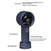 100 Speed Levels Mini Handheld Fan USB Rechargeable Cool Breeze LED Display for Makeup and Study